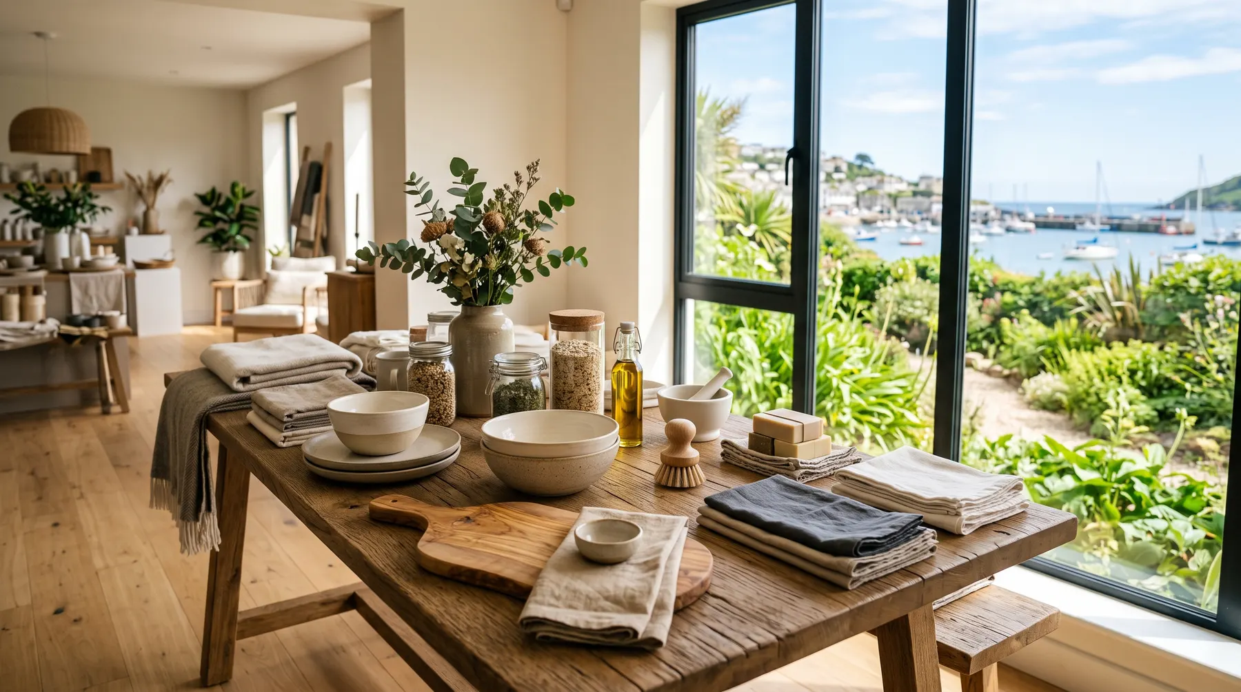 Benchmark production samples on showroom review tables